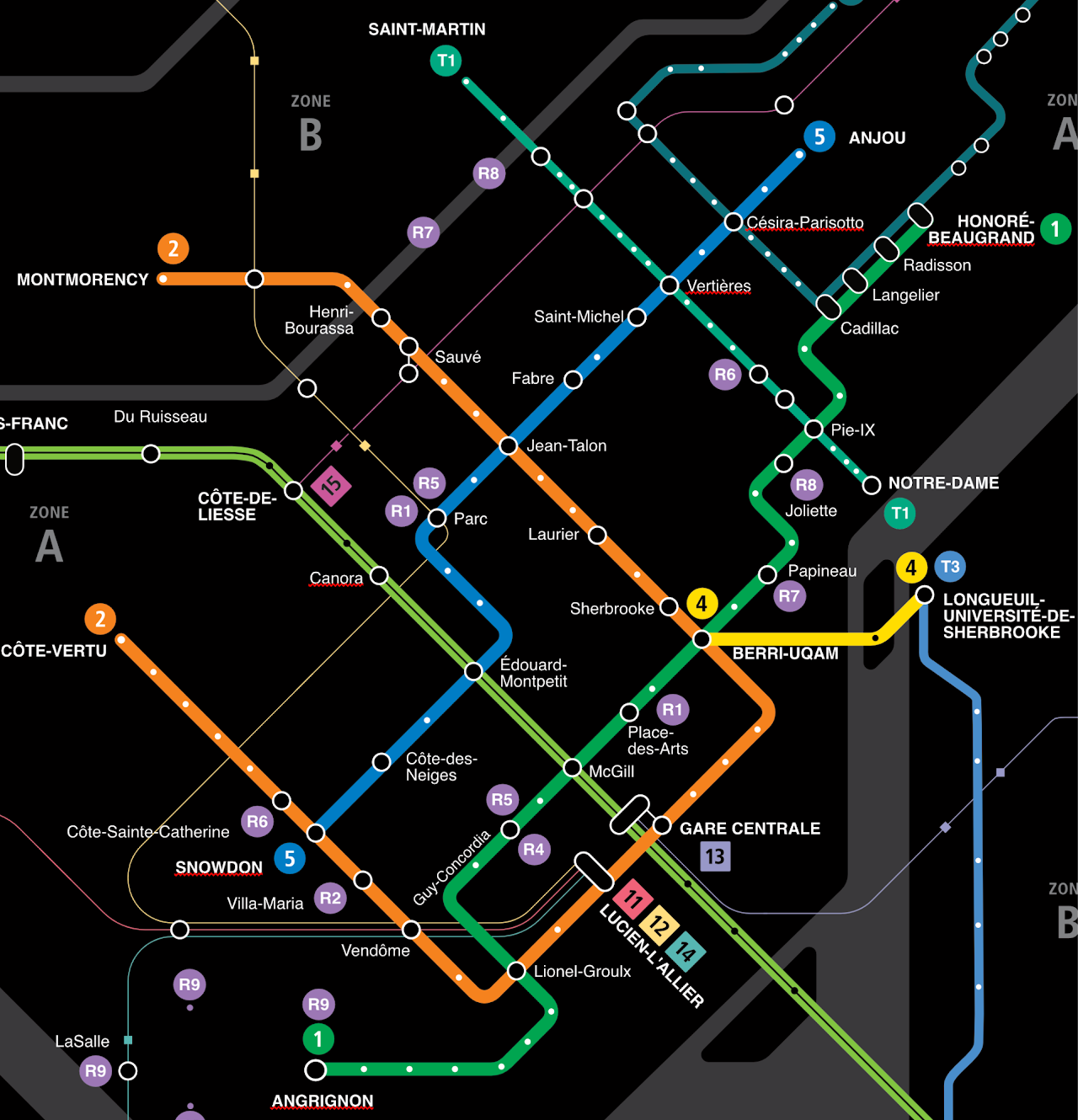 Plan avec SRB Taschereau — vue 1